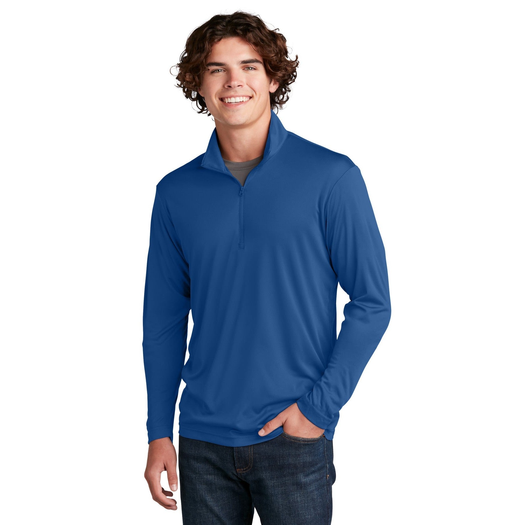 Sport-Tek-Sport-Tek® PosiCharge® Competitor™ 1/4-Zip Pullover. ST357-MedTech-6